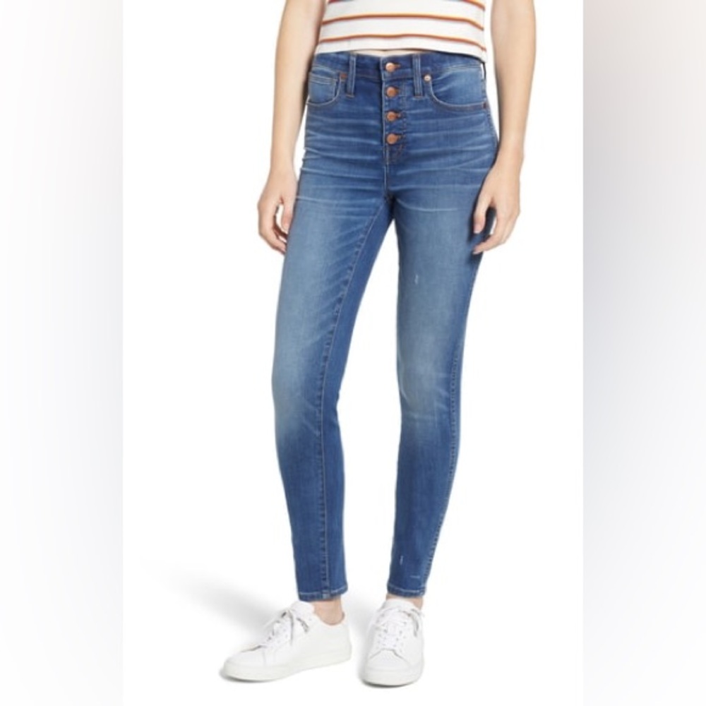 New Madewell 10” High Rise Skinny Jeans Size 30
